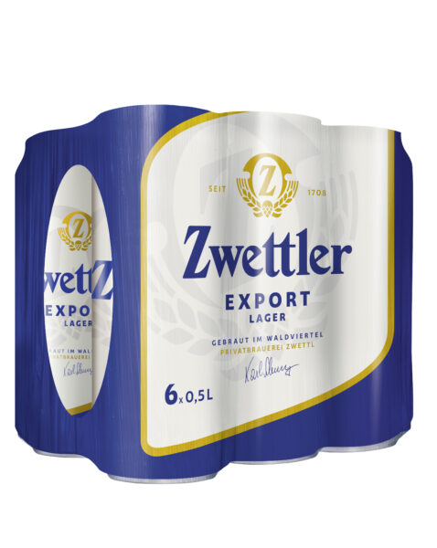 Vorschau von Zwettler Export Lager Dose 6x0,5L